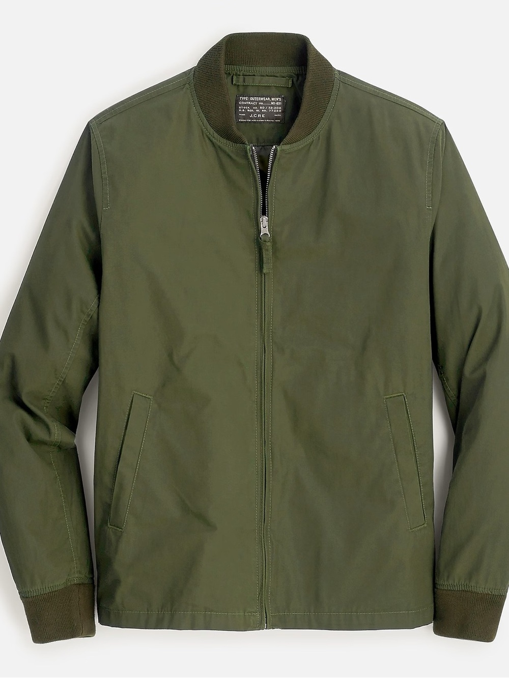 J. CREW Jacket GREEN Bomber Lightweight Everyday Men’s XL Casual Stylish NWT New